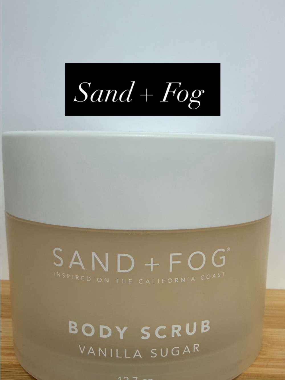 Sand + Fog Vanilla Sugar Body Scrub — NWOT
